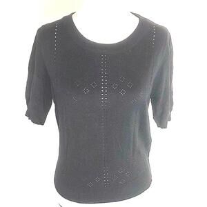 Rockabilly Pin-Up Vintage Style Pointelle Sweater 1950s Retro Banned Retro NWT